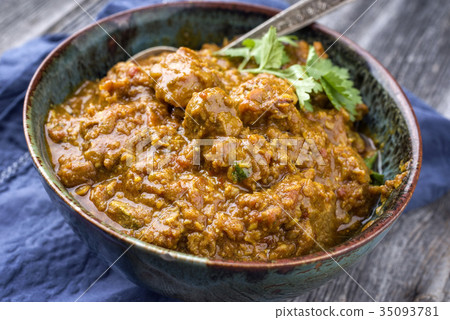 Traditional Indian Lamb Curry  35093781