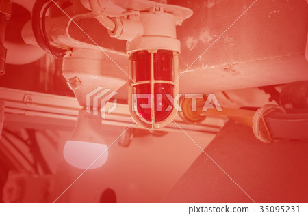 Interior of an old submarine - Radio room 35095231