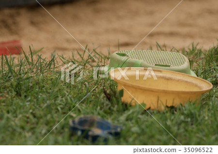 Equipment on a children's playground Equipment on a children's playground 35096522
