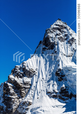Snowy mountains of the Himalayas 35096988