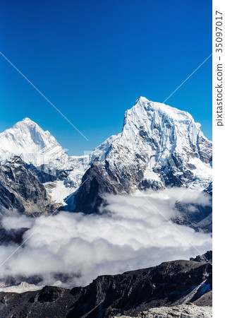 Mountain in the clouds Mountain in the clouds 35097017