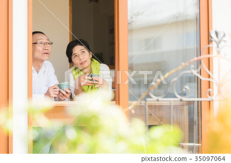 Senior couple Senior couple 35097064