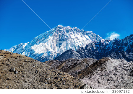 Snowy mountains of the Himalayas Snowy mountains of the Himalayas 35097182