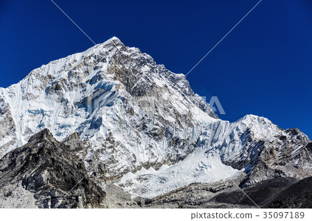 Snowy mountains of the Himalayas 35097189
