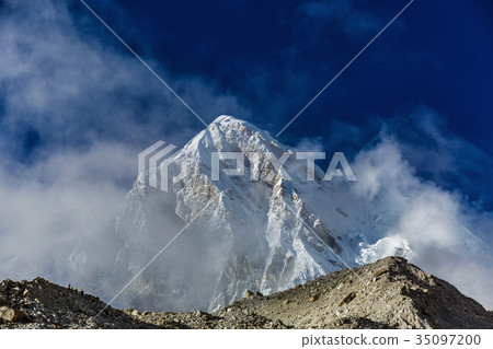 Mountain in the clouds 35097200