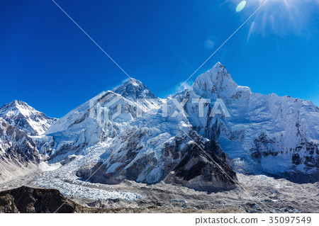 Snowy mountains of the Himalayas Snowy mountains of the Himalayas 35097549