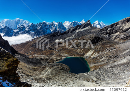 Snowy mountains of the Himalayas Snowy mountains of the Himalayas 35097612