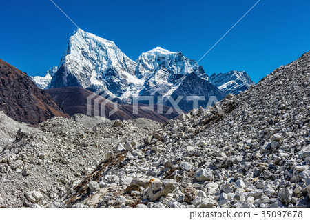 Snowy mountains of the Himalayas Snowy mountains of the Himalayas 35097678