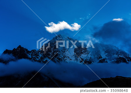 Snowy mountains of the Himalayas Snowy mountains of the Himalayas 35098648