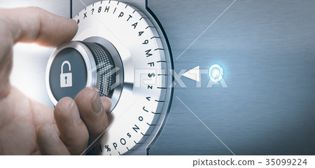 Safe and Secured Pasword Concept Safe and Secured Pasword Concept 35099224