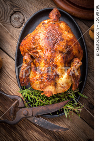 Baked chicken. 35099796