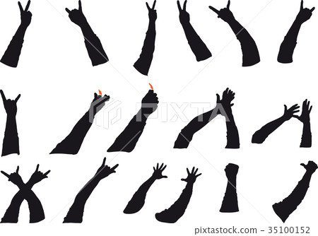 Rock gestures 35100152