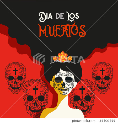 Day of the dead concept 35100155