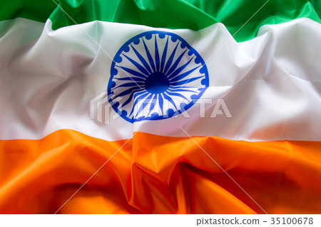 The Flag Of The Republic Of India. The Flag Of The Republic Of India. 35100678