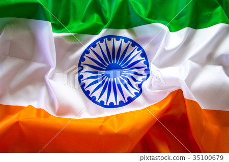 The Flag Of  India.The place to advertise template 35100679