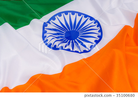 The Flag Of  India.The place to advertise template 35100680