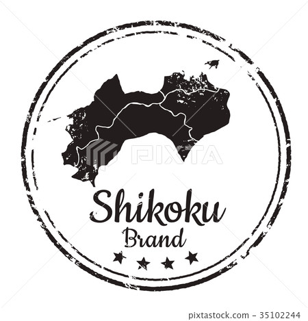 Shikoku area stamp Shikoku area stamp 35102244