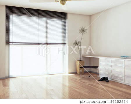 Interior scene California style 35102854