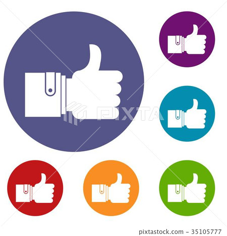 Like icons set 35105777