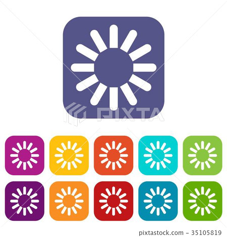 Sign download icons set Sign download icons set 35105819