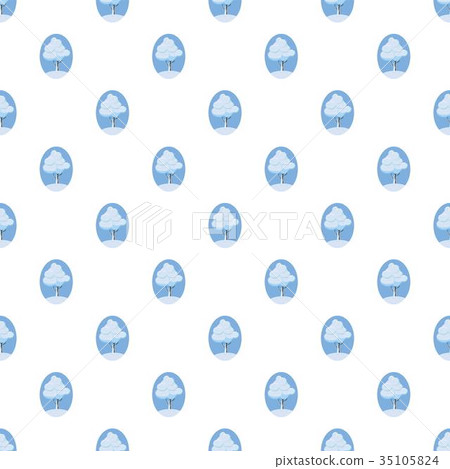 Winter tree pattern 35105824
