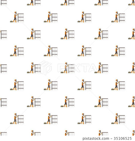 Industrial construction welder worker pattern Industrial construction welder worker pattern 35106525