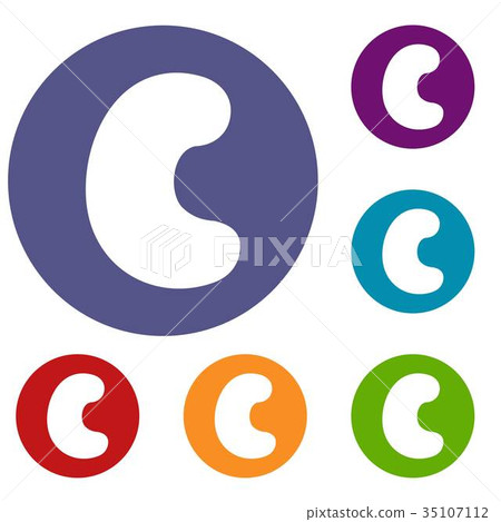 Cashew icons set Cashew icons set 35107112