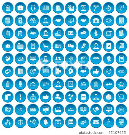 100 discussion icons set blue 100 discussion icons set blue 35107655