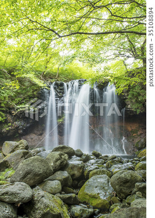 Waterfall of Otome in Nasushiobara, Tochigi Waterfall of Otome in Nasushiobara, Tochigi 35108894