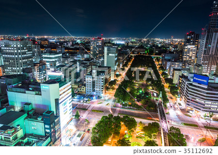 《愛知縣》名古屋榮的夜景 《愛知縣》名古屋榮的夜景 35112692