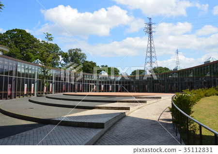 繩紋時代公園花園 三內丸山遺址 青森縣青森市首都三山山丸 照片素材 圖片 圖庫