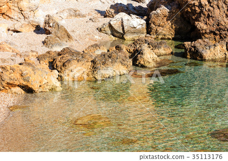 Sea bay in Zingaro Park, Sicily, Italy 35113176