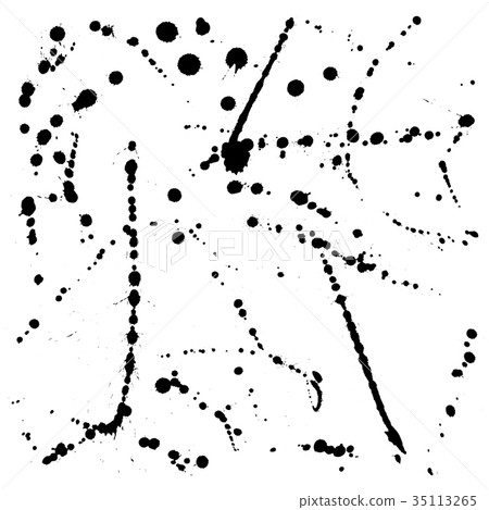 Set of hand-made grunge texture. 35113265