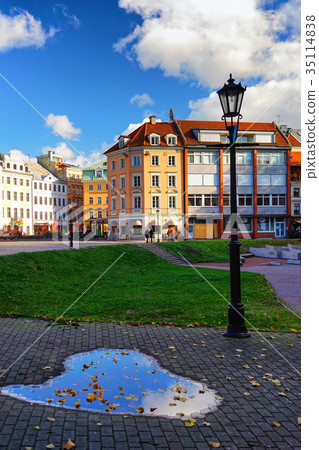 Dome Square in Riga in the autumn Dome Square in Riga in the autumn 35114838