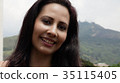 Smiling Hispanic Woman 35115405
