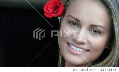 Happy Young Female Happy Young Female 35115414
