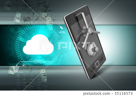 Data security concept 35116573