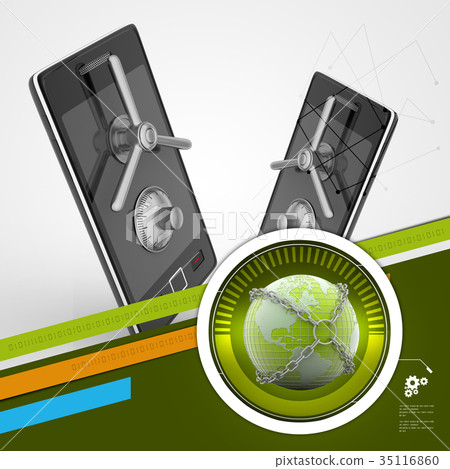 Data security concept 35116860