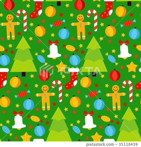 Christmas Seamless Pattern Christmas Seamless Pattern 35118439
