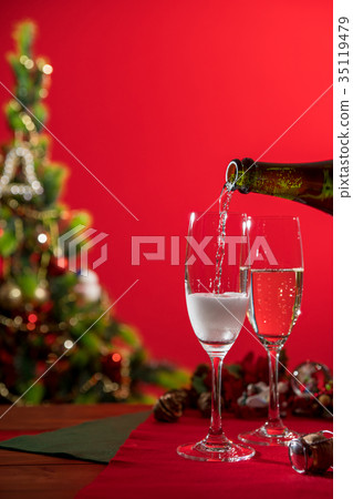 Champagne Christmas image Champagne Christmas image 35119479