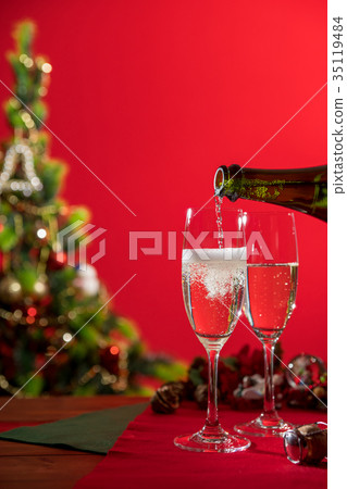 Champagne Christmas image Champagne Christmas image 35119484