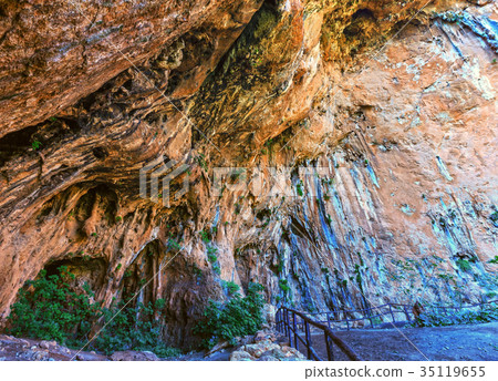 Grotta dell'Uzzo cave in Zingaro, Sicily, Italy 35119655