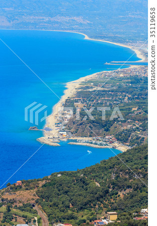 Sea coast view from Saint Elia mount top 35119658