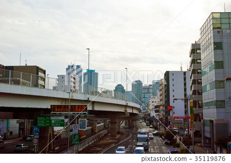 橫濱市神奈川區神奈川2丁目附近的風景 橫濱市神奈川區神奈川2丁目附近的風景 35119876
