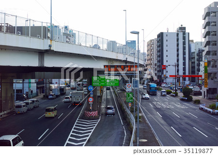 橫濱市神奈川區神奈川2丁目附近的風景 橫濱市神奈川區神奈川2丁目附近的風景 35119877