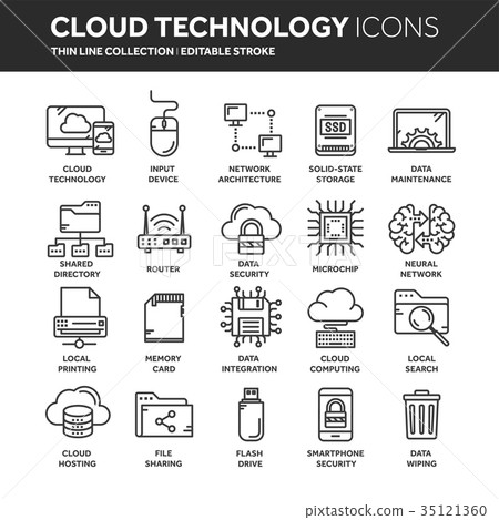 Cloud omputing. Internet technology. Online 35121360