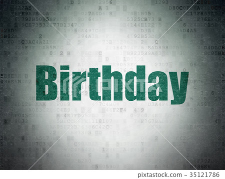 Entertainment, concept: Birthday on Digital Data Entertainment, concept: Birthday on Digital Data 35121786