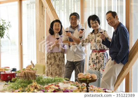 Senior Home Party Second Life 35122389