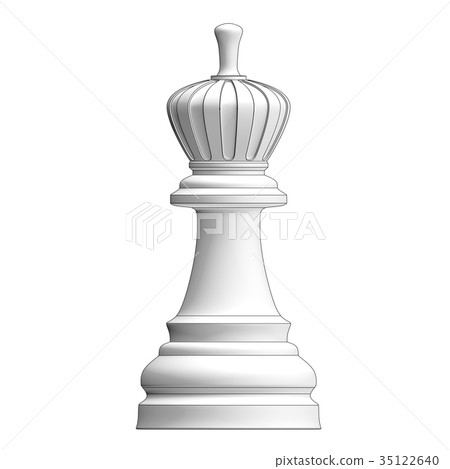 isolated chess piece 3d illustration 35122640