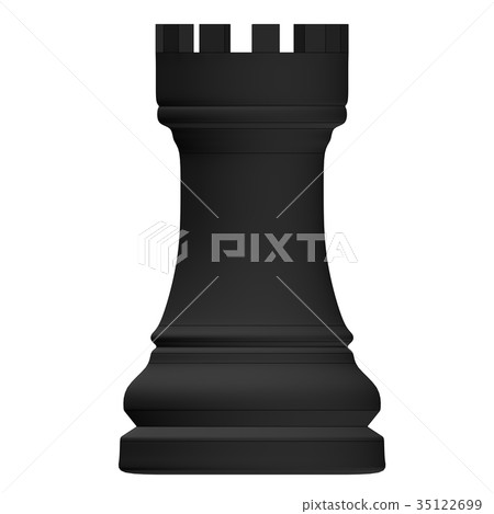 isolated chess piece 3d illustration isolated chess piece 3d illustration 35122699